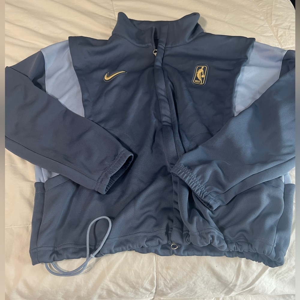 Nike Blue and Gray NBA Jacket